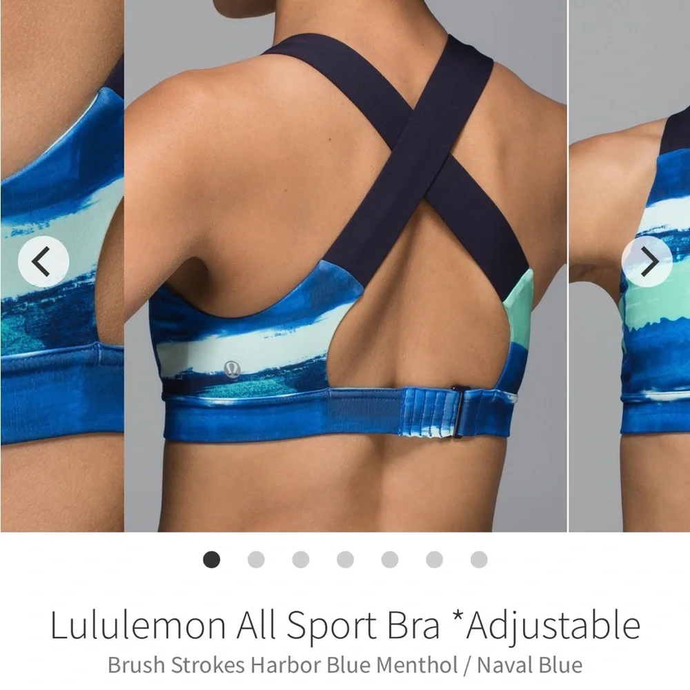 Lululemon All Sport Bra *Adjustable, like new - Picture 2 of 7
